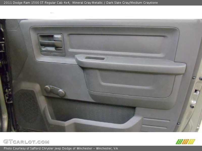 Mineral Gray Metallic / Dark Slate Gray/Medium Graystone 2011 Dodge Ram 1500 ST Regular Cab 4x4