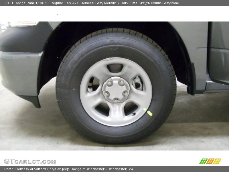 Mineral Gray Metallic / Dark Slate Gray/Medium Graystone 2011 Dodge Ram 1500 ST Regular Cab 4x4