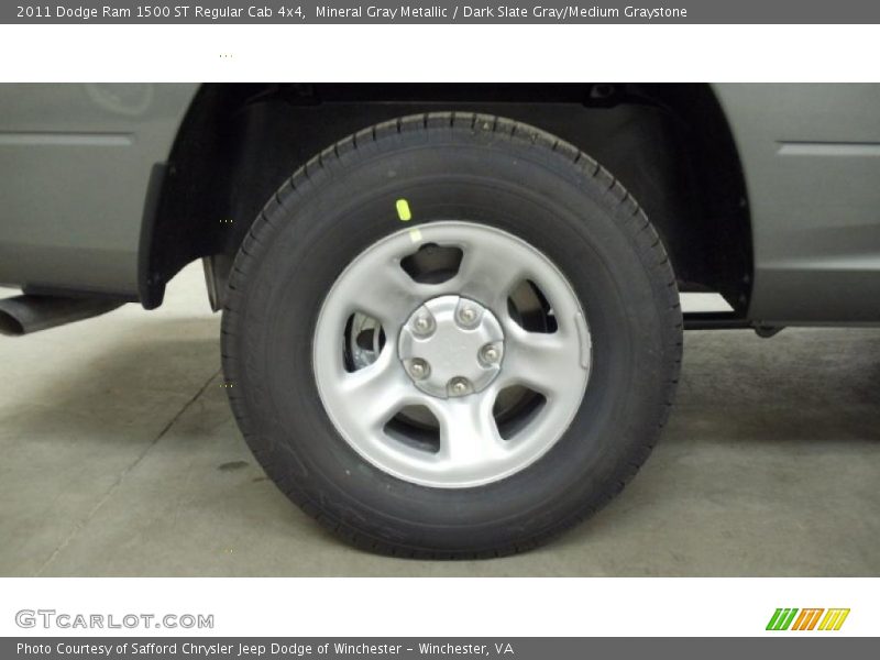 Mineral Gray Metallic / Dark Slate Gray/Medium Graystone 2011 Dodge Ram 1500 ST Regular Cab 4x4