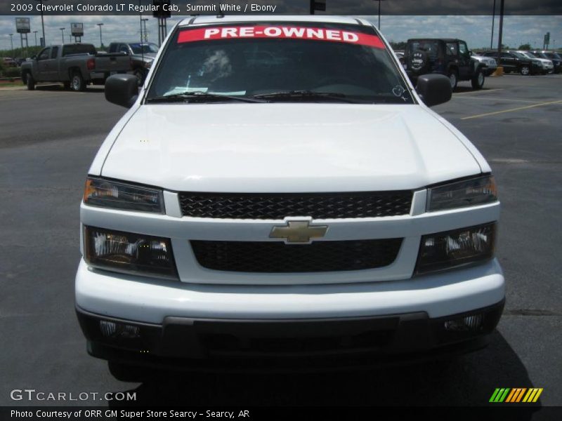 Summit White / Ebony 2009 Chevrolet Colorado LT Regular Cab