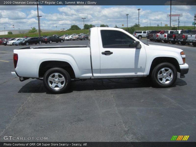 Summit White / Ebony 2009 Chevrolet Colorado LT Regular Cab