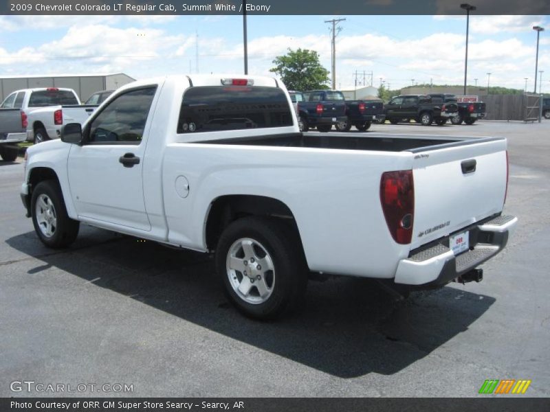 Summit White / Ebony 2009 Chevrolet Colorado LT Regular Cab