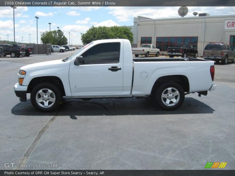 Summit White / Ebony 2009 Chevrolet Colorado LT Regular Cab