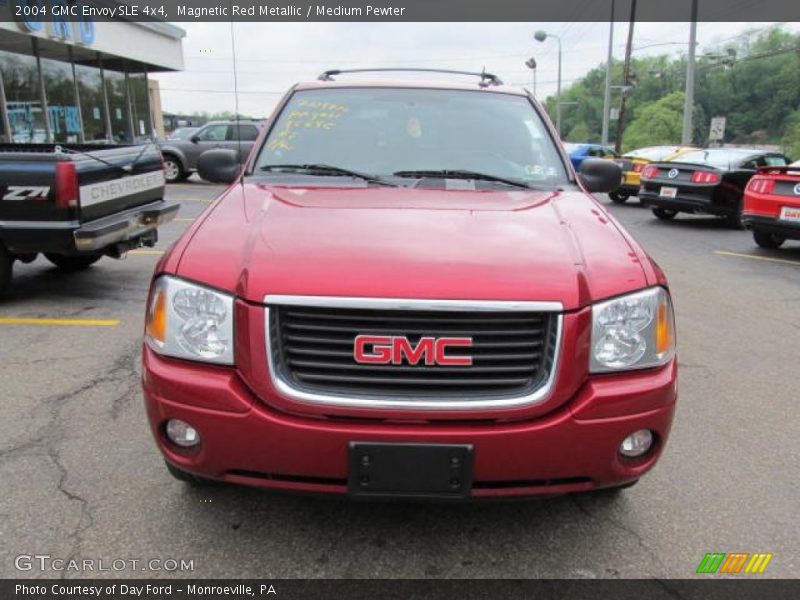 Magnetic Red Metallic / Medium Pewter 2004 GMC Envoy SLE 4x4
