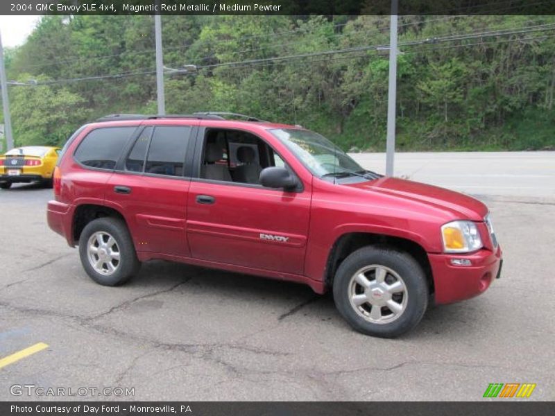 Magnetic Red Metallic / Medium Pewter 2004 GMC Envoy SLE 4x4