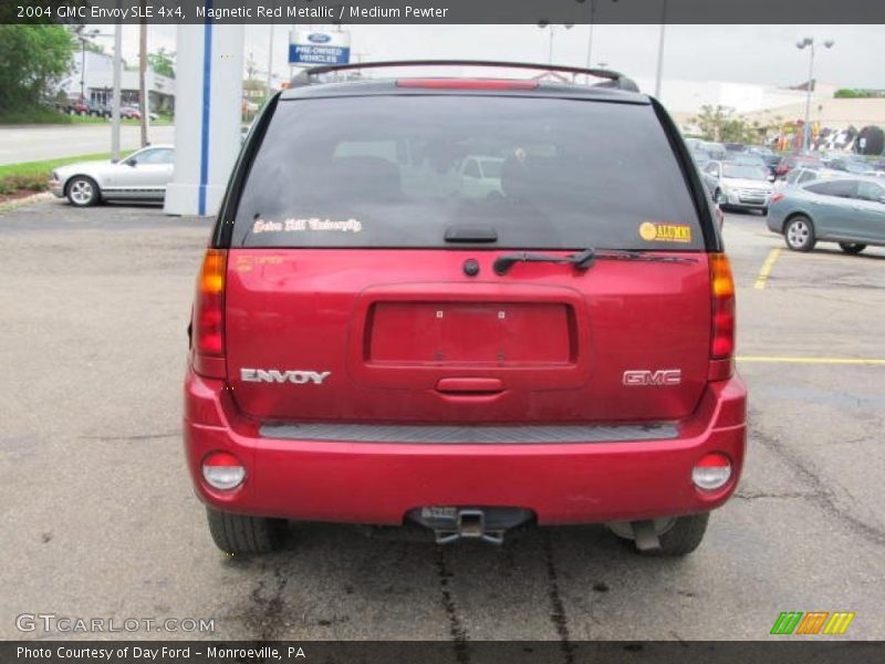 Magnetic Red Metallic / Medium Pewter 2004 GMC Envoy SLE 4x4