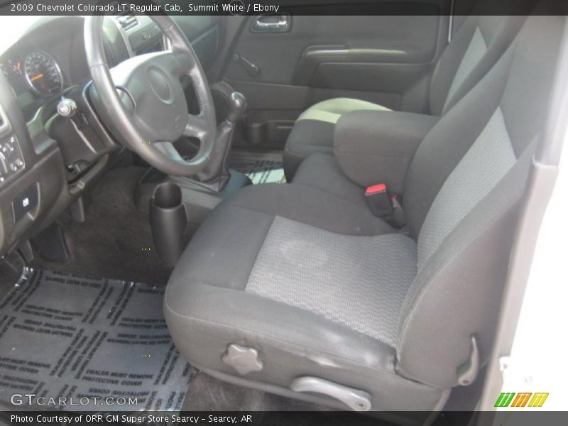 Summit White / Ebony 2009 Chevrolet Colorado LT Regular Cab