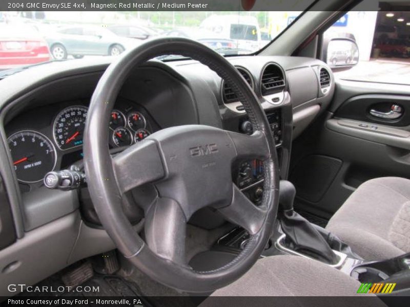 Magnetic Red Metallic / Medium Pewter 2004 GMC Envoy SLE 4x4