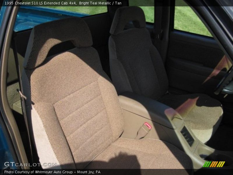 Bright Teal Metallic / Tan 1995 Chevrolet S10 LS Extended Cab 4x4