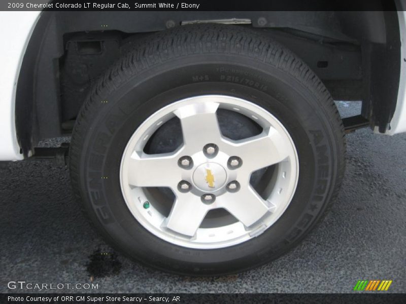 Summit White / Ebony 2009 Chevrolet Colorado LT Regular Cab