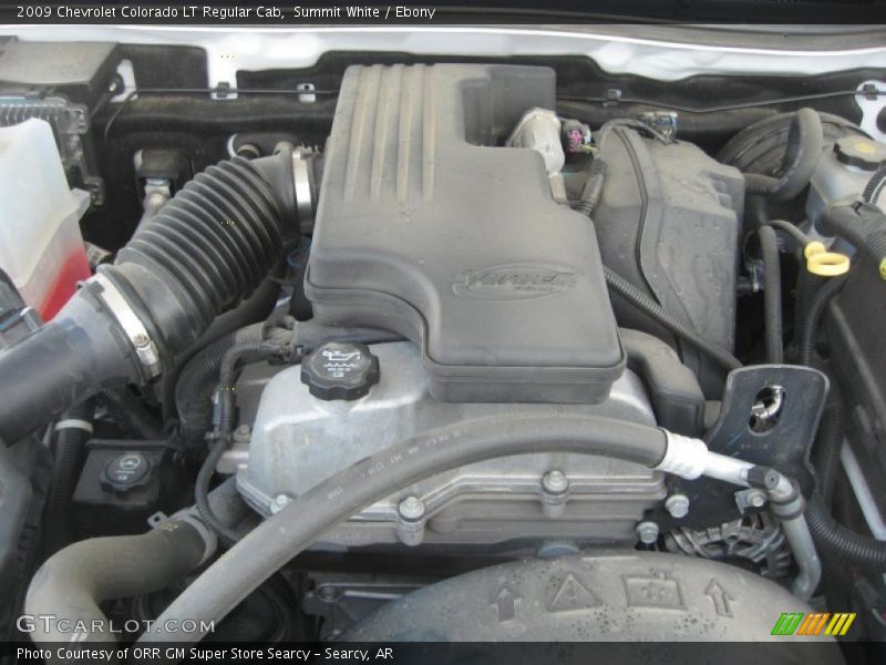 Summit White / Ebony 2009 Chevrolet Colorado LT Regular Cab