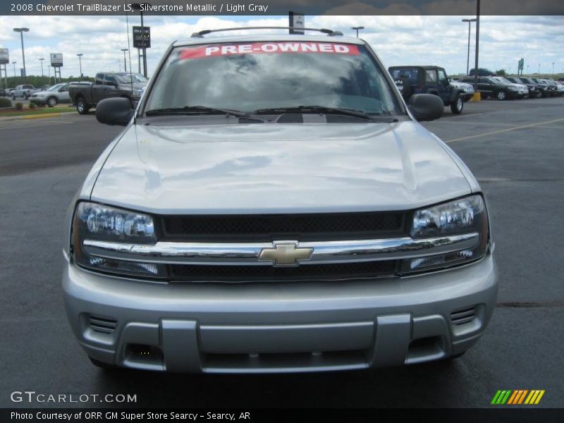 Silverstone Metallic / Light Gray 2008 Chevrolet TrailBlazer LS