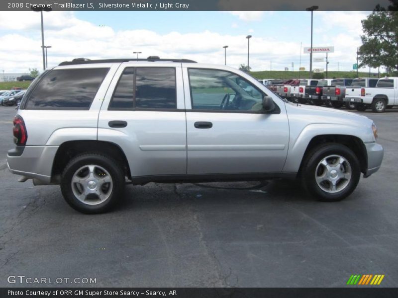 Silverstone Metallic / Light Gray 2008 Chevrolet TrailBlazer LS