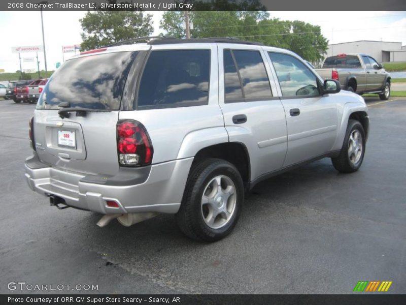 Silverstone Metallic / Light Gray 2008 Chevrolet TrailBlazer LS