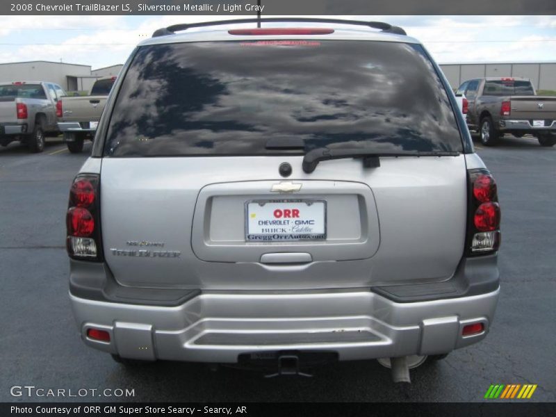 Silverstone Metallic / Light Gray 2008 Chevrolet TrailBlazer LS