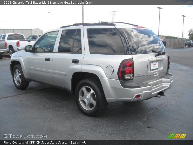 Silverstone Metallic / Light Gray 2008 Chevrolet TrailBlazer LS
