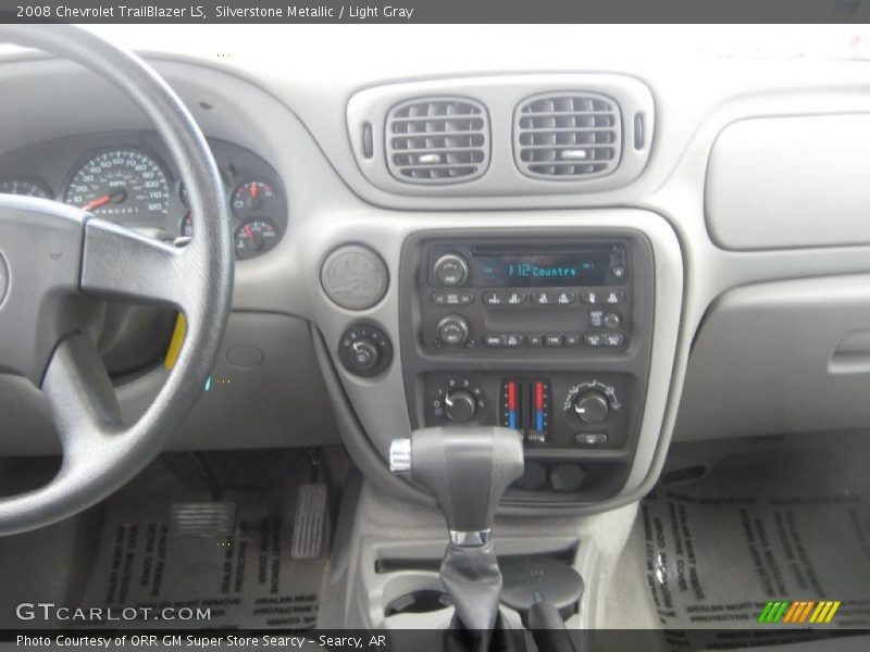 Silverstone Metallic / Light Gray 2008 Chevrolet TrailBlazer LS