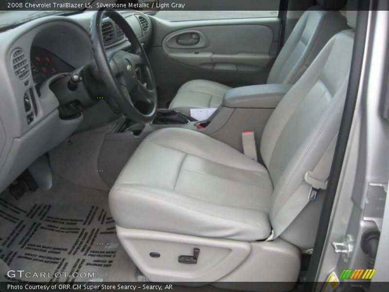 Silverstone Metallic / Light Gray 2008 Chevrolet TrailBlazer LS