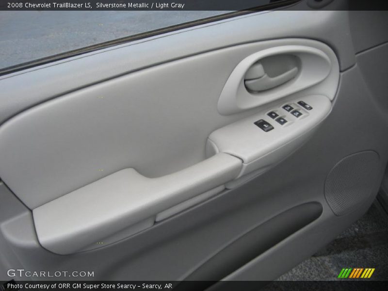 Silverstone Metallic / Light Gray 2008 Chevrolet TrailBlazer LS