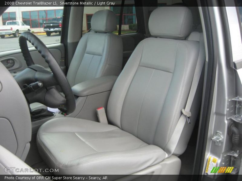 Silverstone Metallic / Light Gray 2008 Chevrolet TrailBlazer LS