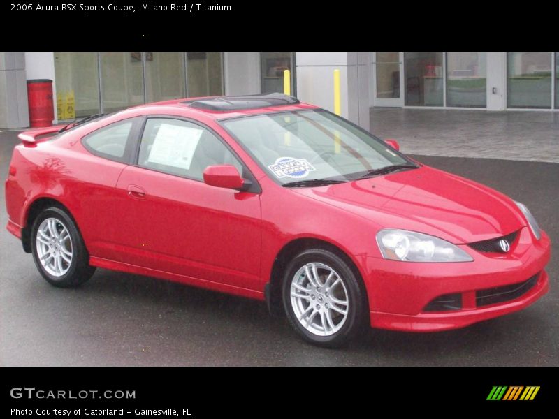 Milano Red / Titanium 2006 Acura RSX Sports Coupe