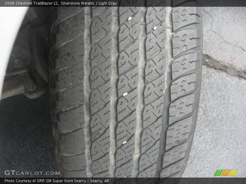 Silverstone Metallic / Light Gray 2008 Chevrolet TrailBlazer LS