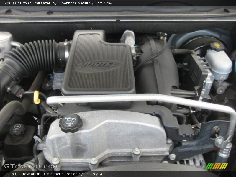 Silverstone Metallic / Light Gray 2008 Chevrolet TrailBlazer LS