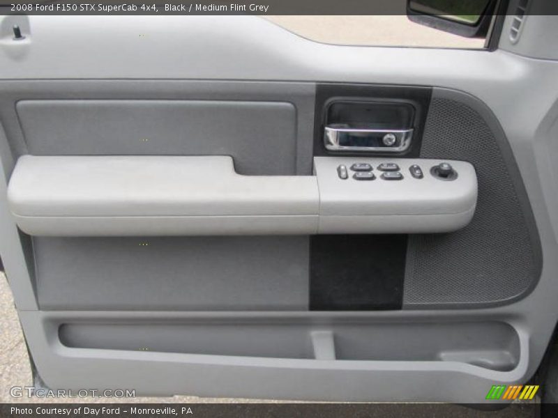 Black / Medium Flint Grey 2008 Ford F150 STX SuperCab 4x4