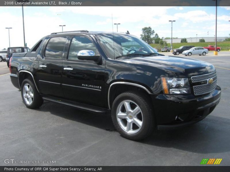 Black / Ebony 2008 Chevrolet Avalanche LTZ