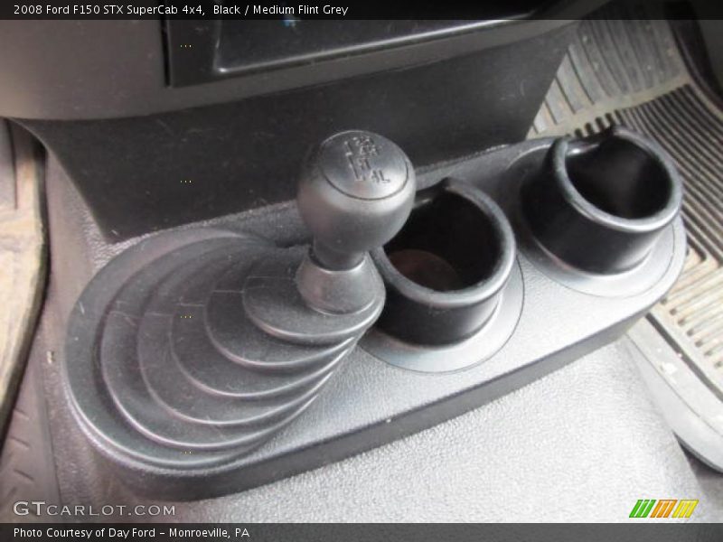 Black / Medium Flint Grey 2008 Ford F150 STX SuperCab 4x4