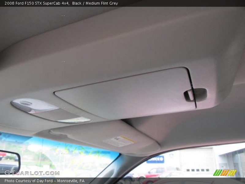 Black / Medium Flint Grey 2008 Ford F150 STX SuperCab 4x4