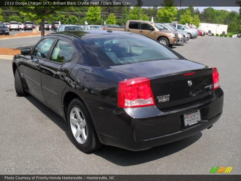 Brilliant Black Crystal Pearl / Dark Slate Gray 2010 Dodge Charger SXT