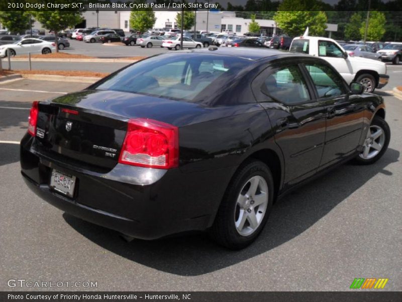 Brilliant Black Crystal Pearl / Dark Slate Gray 2010 Dodge Charger SXT