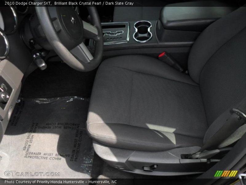 Brilliant Black Crystal Pearl / Dark Slate Gray 2010 Dodge Charger SXT