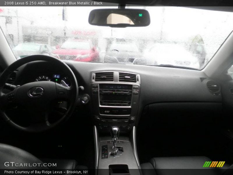 Breakwater Blue Metallic / Black 2008 Lexus IS 250 AWD