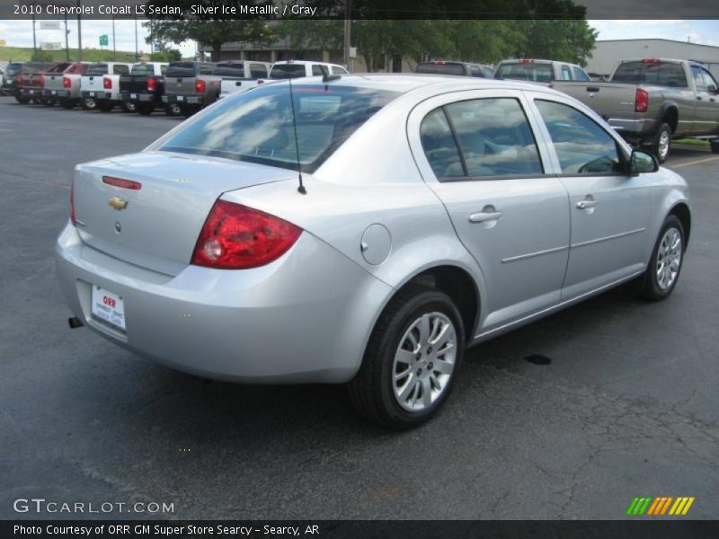 Silver Ice Metallic / Gray 2010 Chevrolet Cobalt LS Sedan