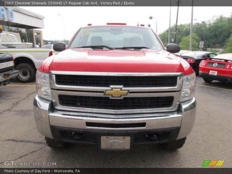 Victory Red / Ebony 2007 Chevrolet Silverado 2500HD LT Regular Cab 4x4
