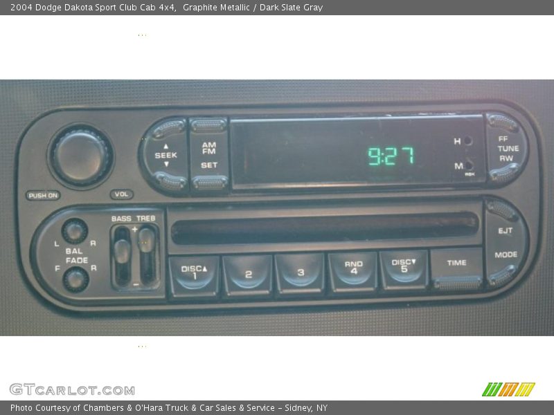 Graphite Metallic / Dark Slate Gray 2004 Dodge Dakota Sport Club Cab 4x4