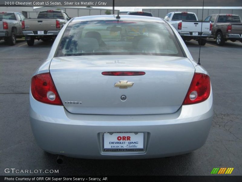 Silver Ice Metallic / Gray 2010 Chevrolet Cobalt LS Sedan