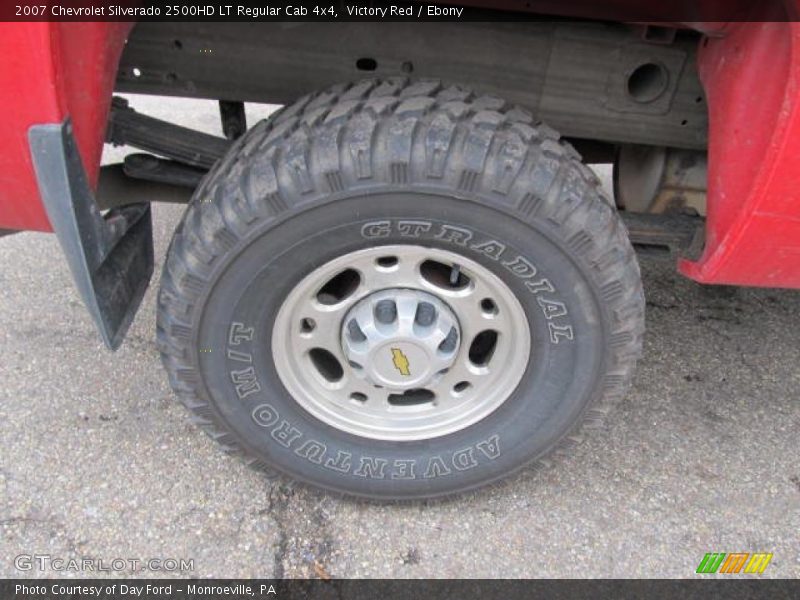 Victory Red / Ebony 2007 Chevrolet Silverado 2500HD LT Regular Cab 4x4