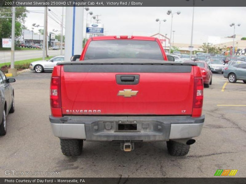 Victory Red / Ebony 2007 Chevrolet Silverado 2500HD LT Regular Cab 4x4