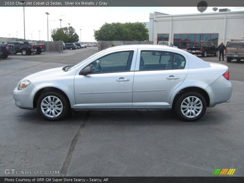 Silver Ice Metallic / Gray 2010 Chevrolet Cobalt LS Sedan