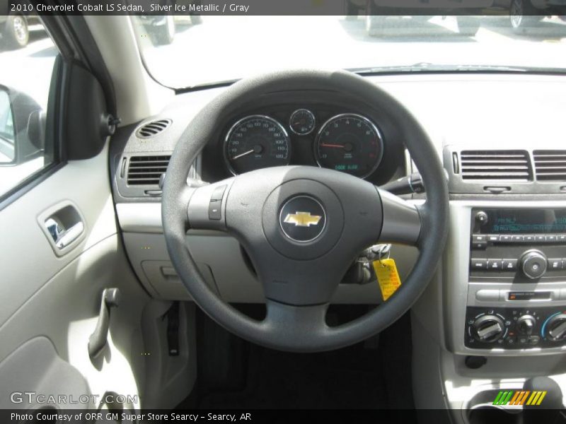 Silver Ice Metallic / Gray 2010 Chevrolet Cobalt LS Sedan