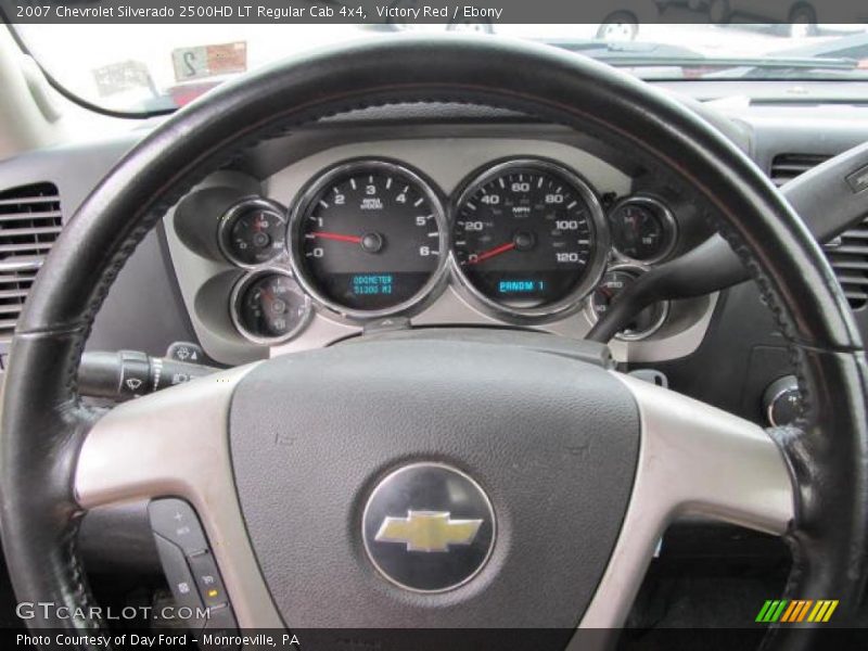 Victory Red / Ebony 2007 Chevrolet Silverado 2500HD LT Regular Cab 4x4