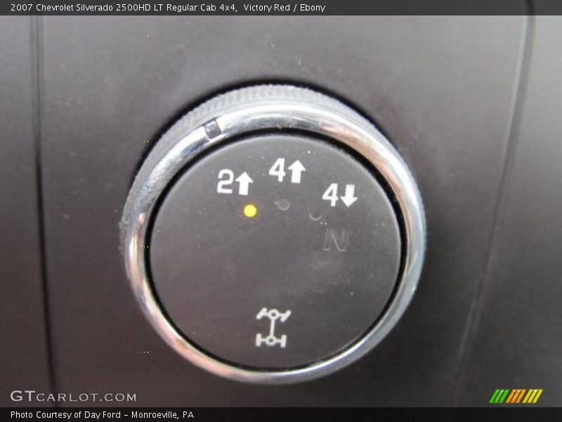 Victory Red / Ebony 2007 Chevrolet Silverado 2500HD LT Regular Cab 4x4