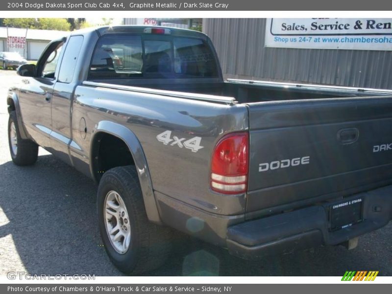 Graphite Metallic / Dark Slate Gray 2004 Dodge Dakota Sport Club Cab 4x4
