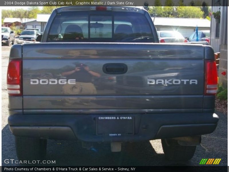 Graphite Metallic / Dark Slate Gray 2004 Dodge Dakota Sport Club Cab 4x4