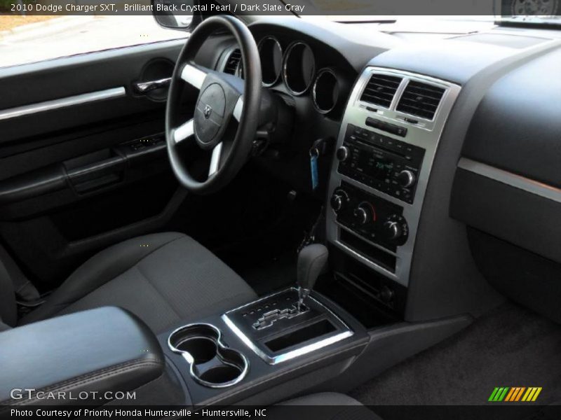 Brilliant Black Crystal Pearl / Dark Slate Gray 2010 Dodge Charger SXT
