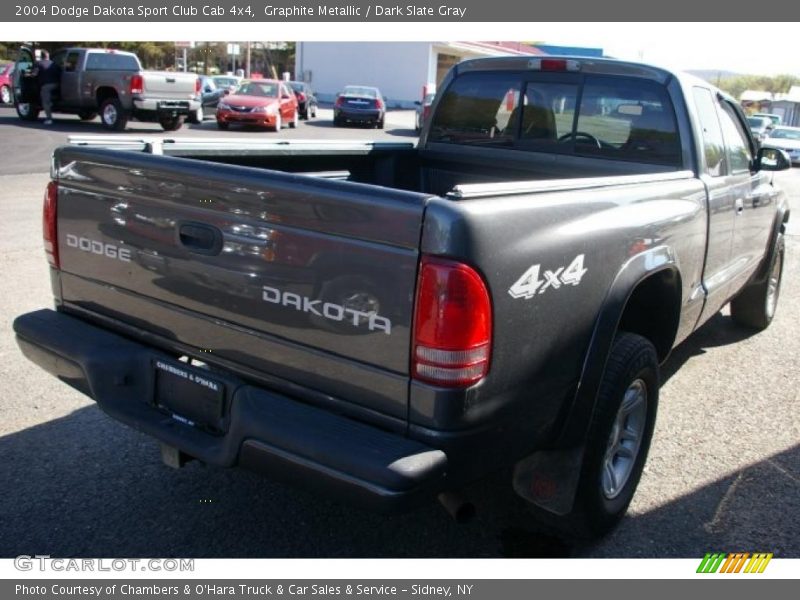 Graphite Metallic / Dark Slate Gray 2004 Dodge Dakota Sport Club Cab 4x4