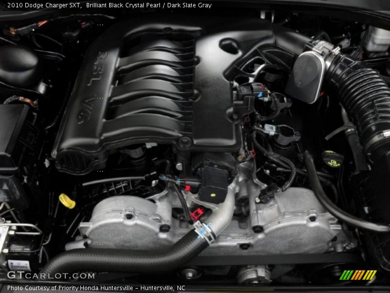 Brilliant Black Crystal Pearl / Dark Slate Gray 2010 Dodge Charger SXT